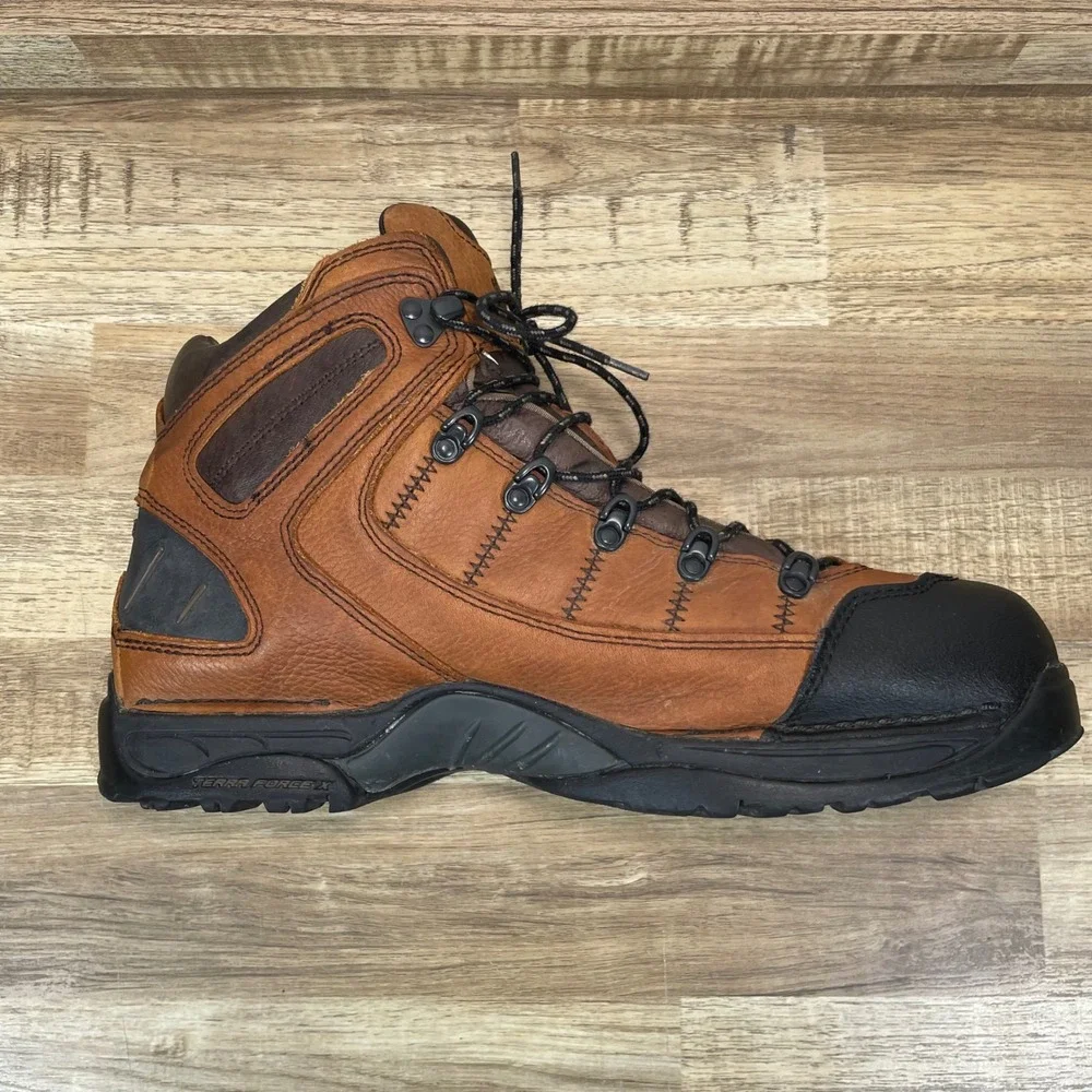 Danner 453 GORE-TEX Waterproof Waxed Leather Hiking Boots Mens 15M Dark Tan 5.5" - Picture 5 of 10